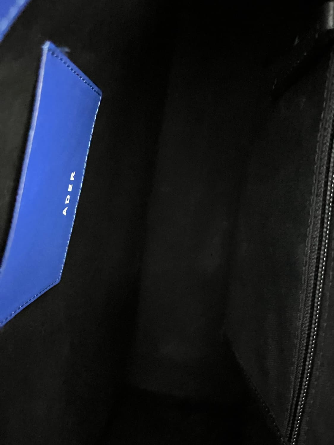 아더에러 쇼퍼백 와이드 블루 상품이미지5