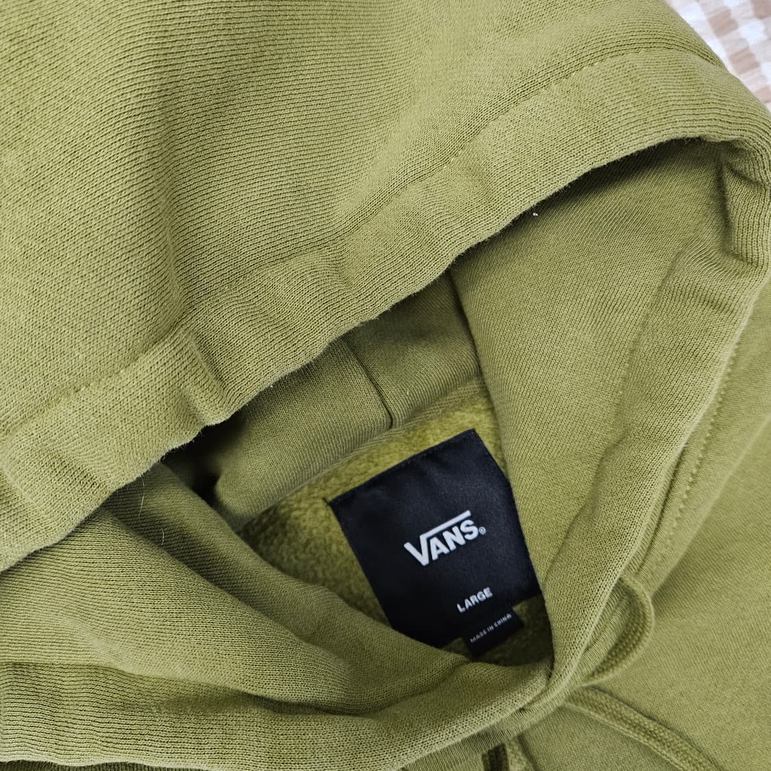 반스 기모 후드티 남자100 상품이미지2