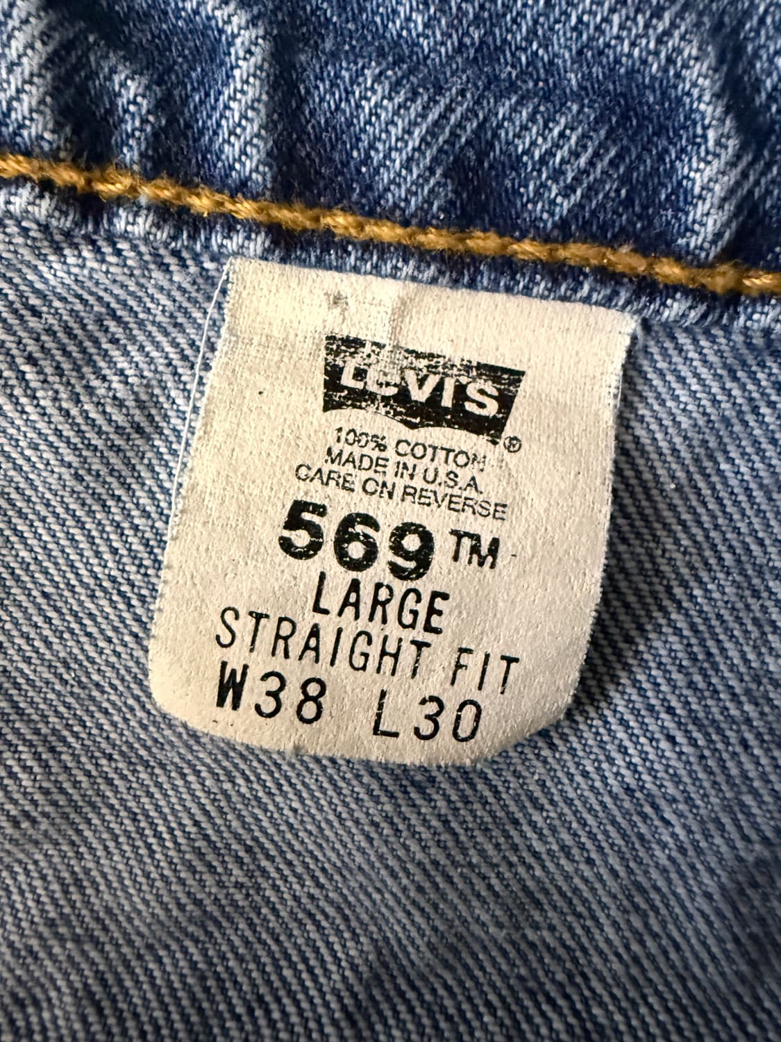 [38x30] 90's 리바이스 569 USA 상품이미지4