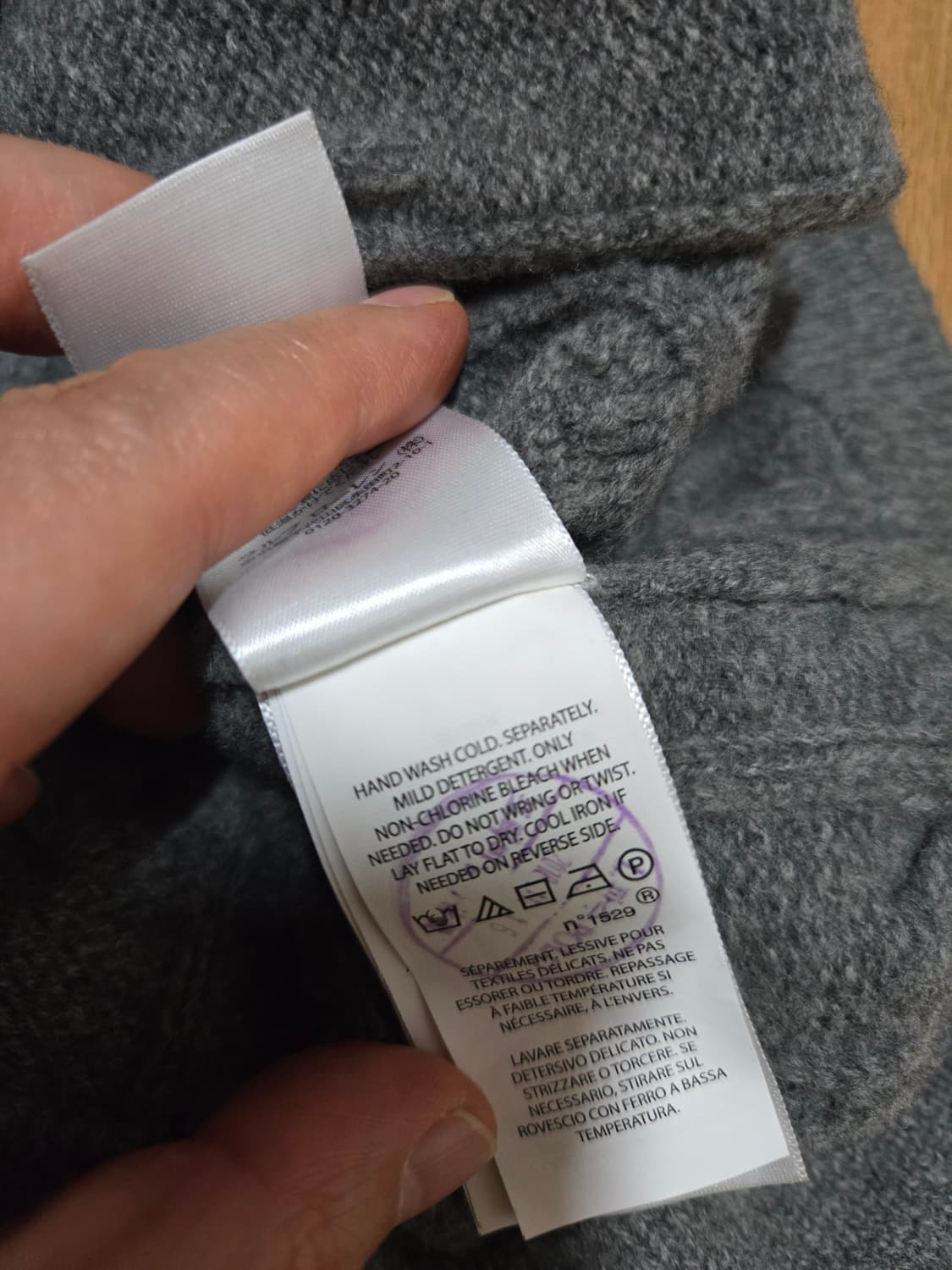 폴로 랄프로렌 숄카라 케이블 가디건(상태최상) 상품이미지8