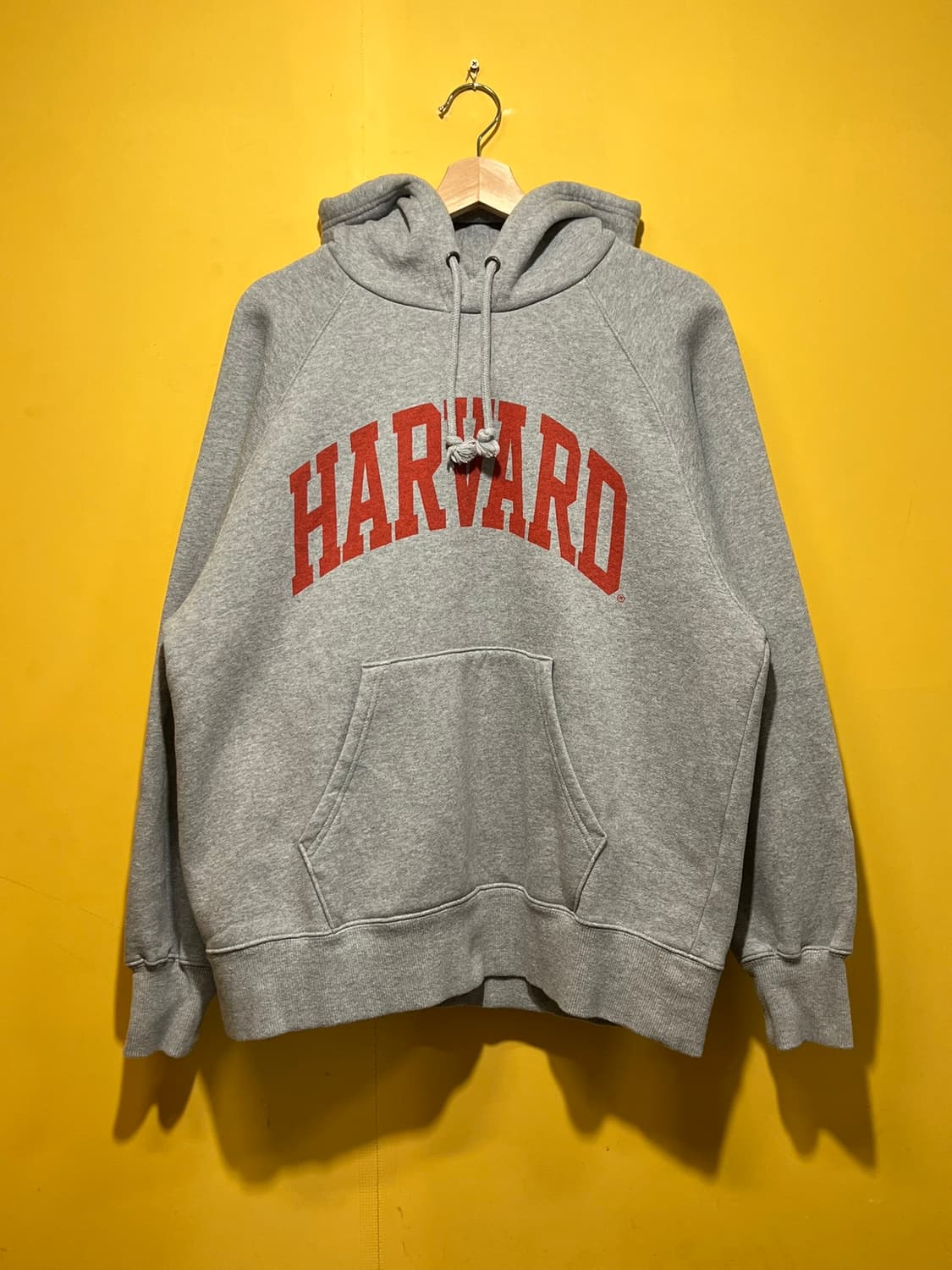 [L] 하버드 HARVARD 아치 로고 GU 후드 스웻셔츠 후디 상품이미지1