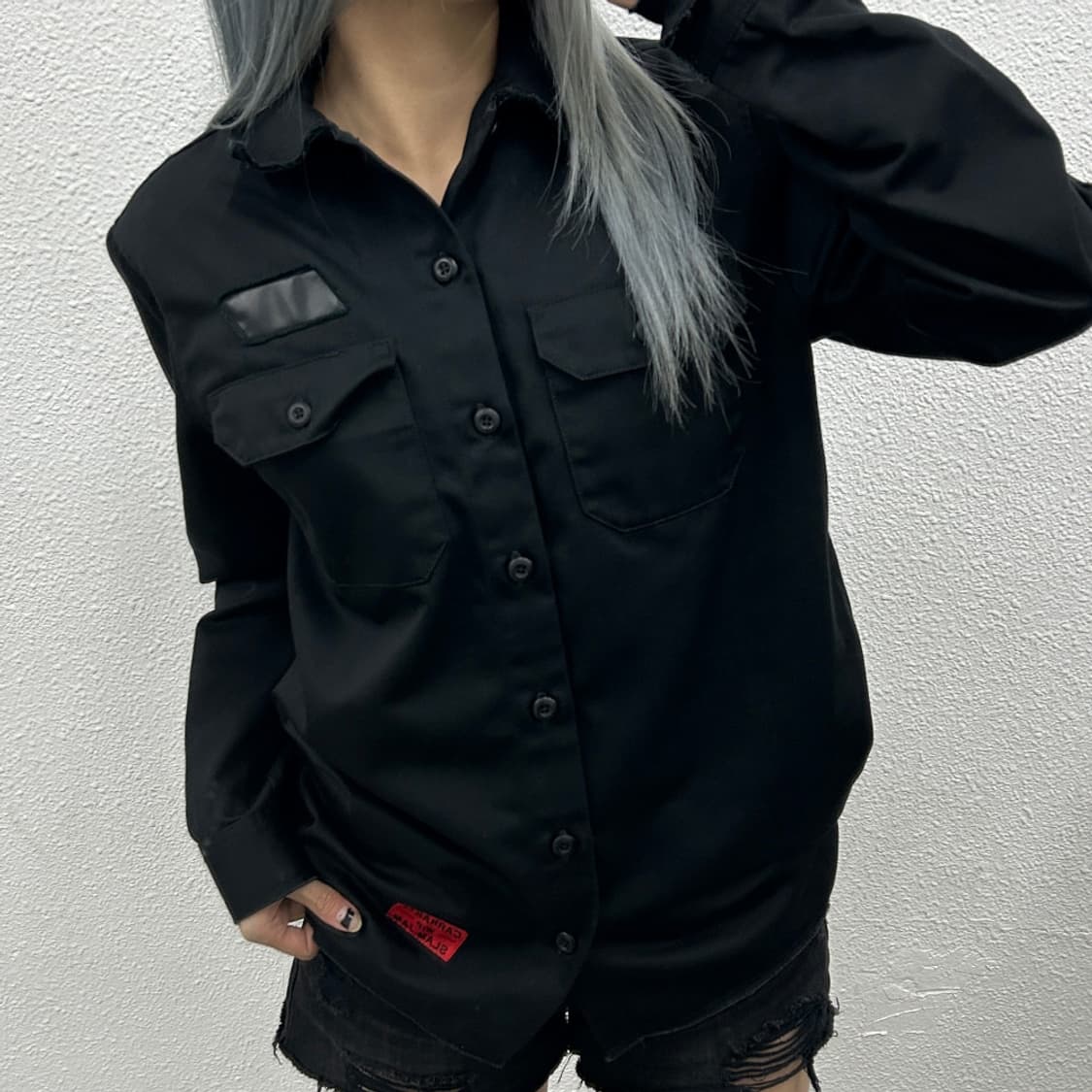 칼하트 블랙 셔츠자켓 S 상품이미지1