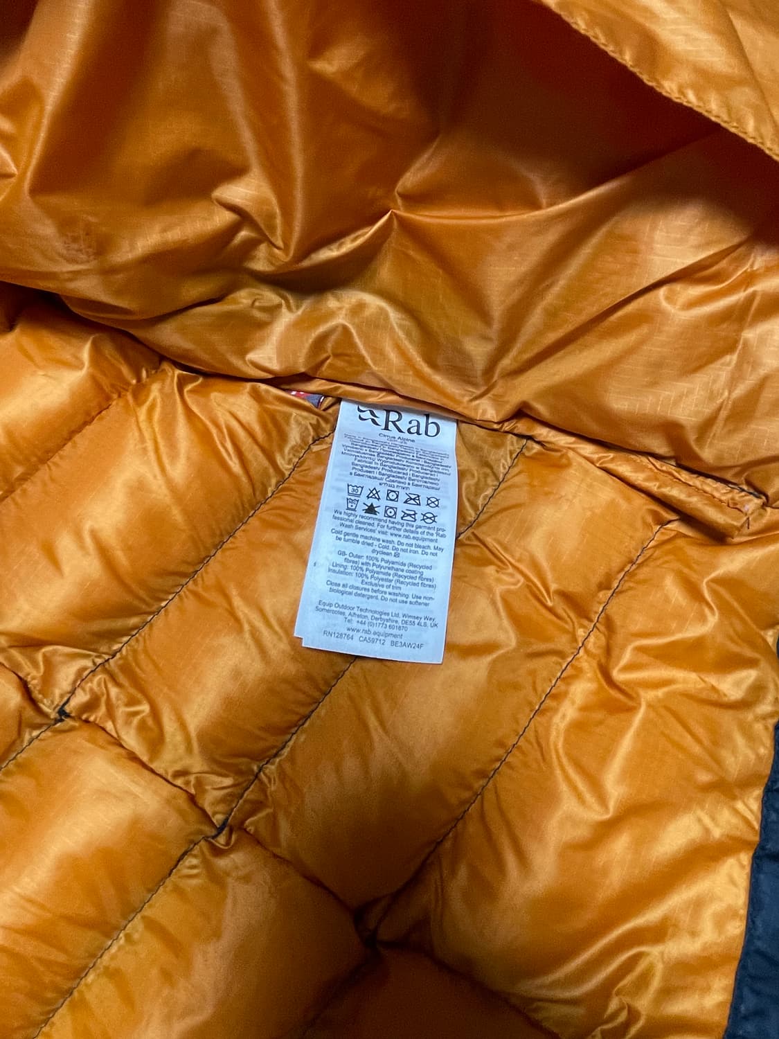 랩 RAB 씨러스 알파인 자켓 경량패딩 상품이미지8