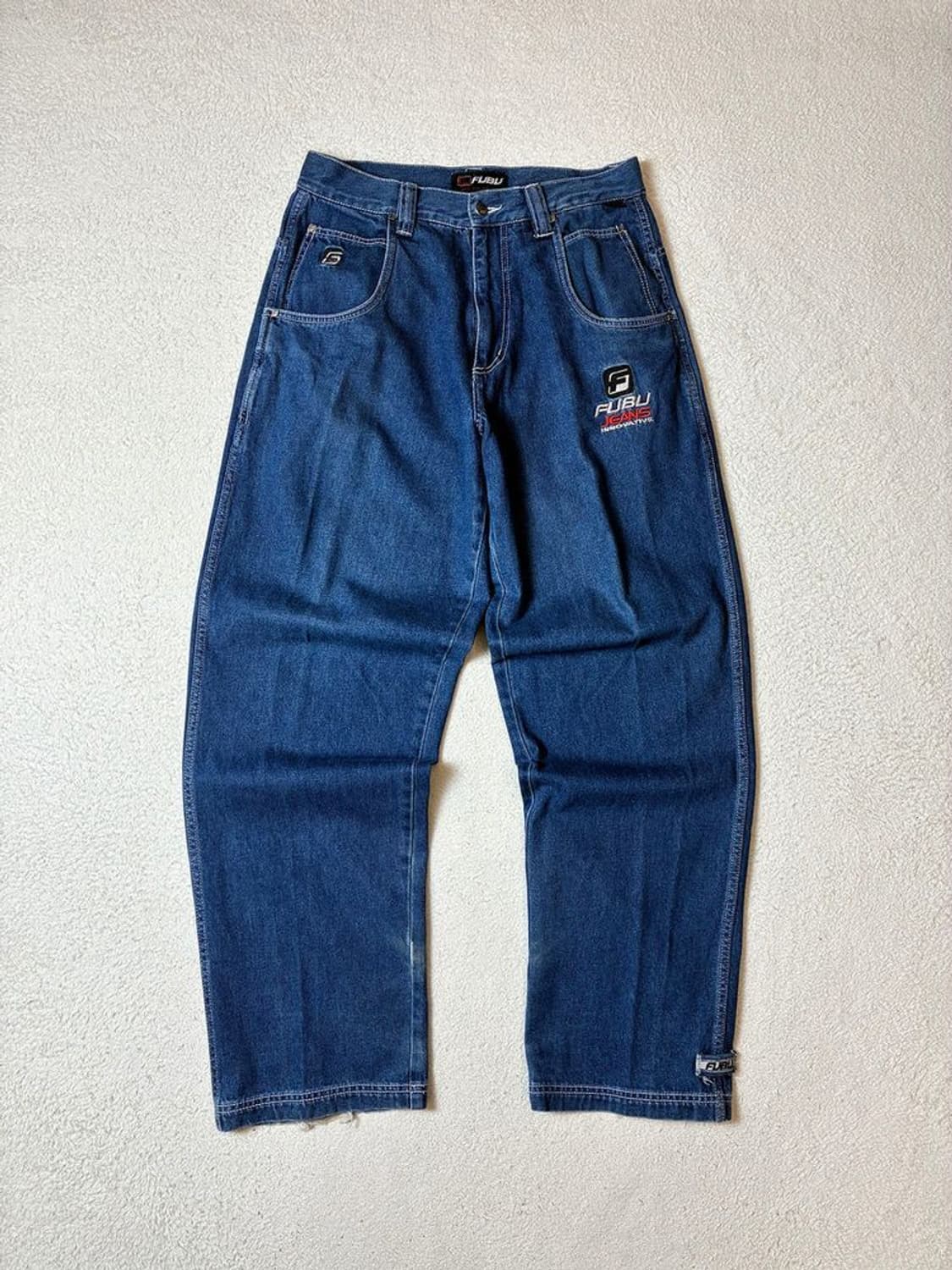 푸부 FUBU 00's 밀레니엄 테이퍼드핏 데님 팬츠 PN7357 상품이미지1