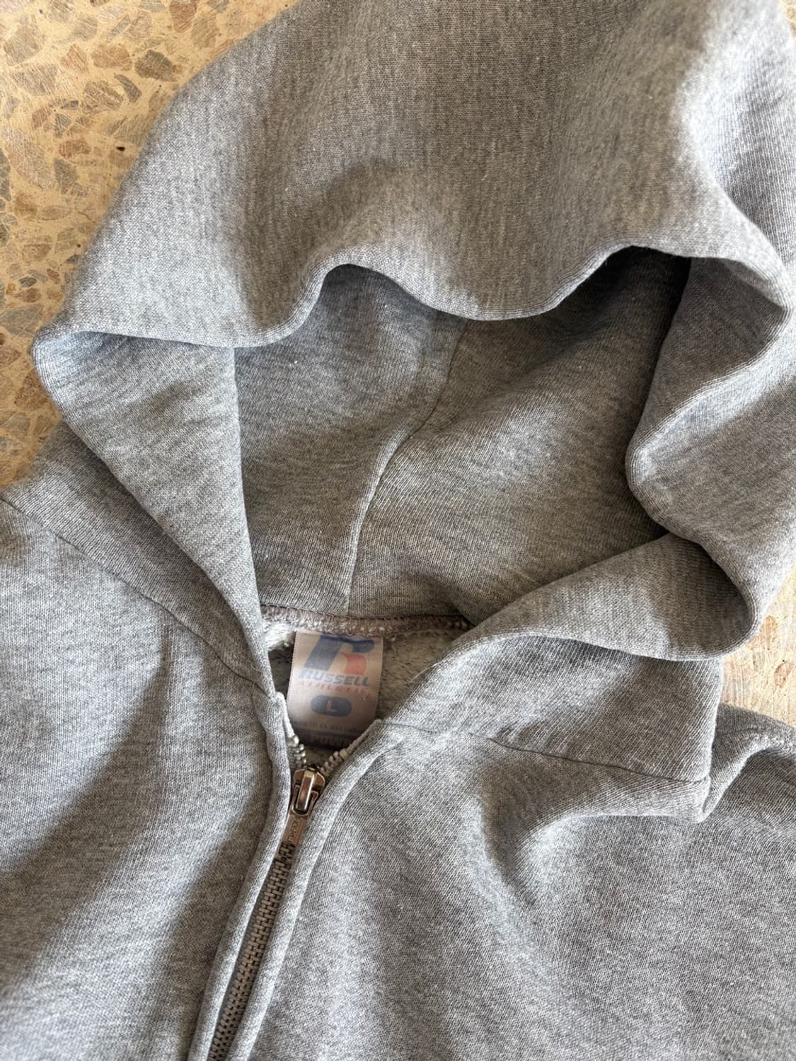 00‘s 러셀 후드집업 그레이 상품이미지6