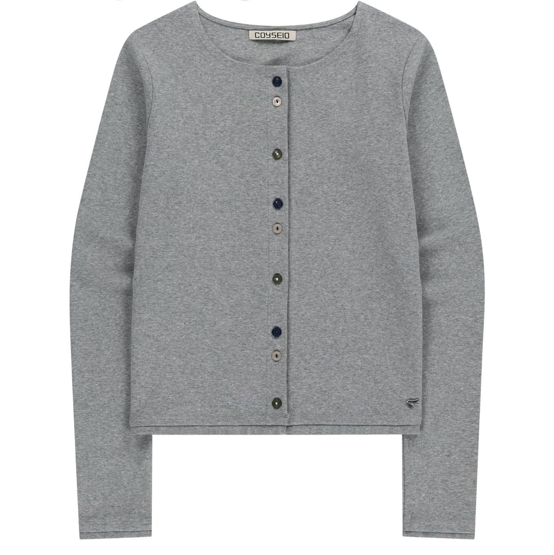 코이세이오 로우 엣지 가디건 멜란지그레이 RAW EDGE CARDIGAN 상품이미지1