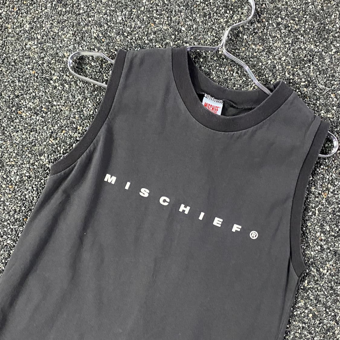 미스치프 미들로고 슬리브리스 B3777 상품이미지2