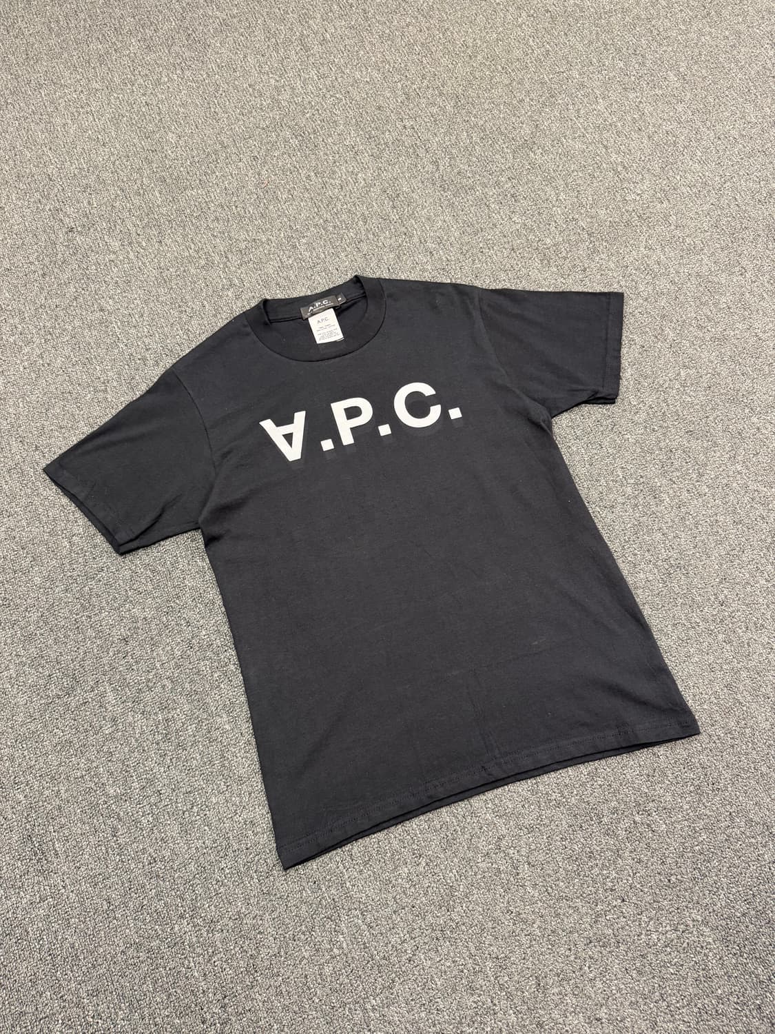 S) 아페쎄 빈티지 로고 프린팅 반팔 티셔츠 상품이미지1