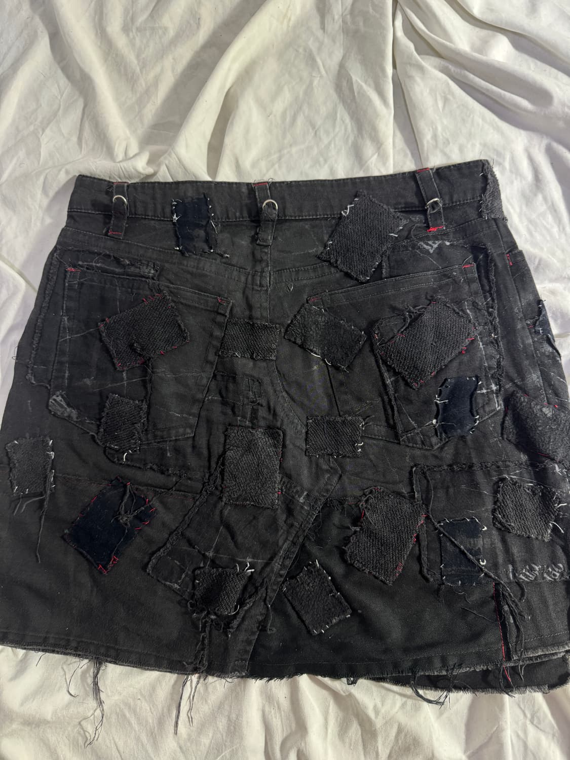 H.naoto 패치워크 스커트 펑크 고딕 언더커버 scab 그런지 상품이미지5