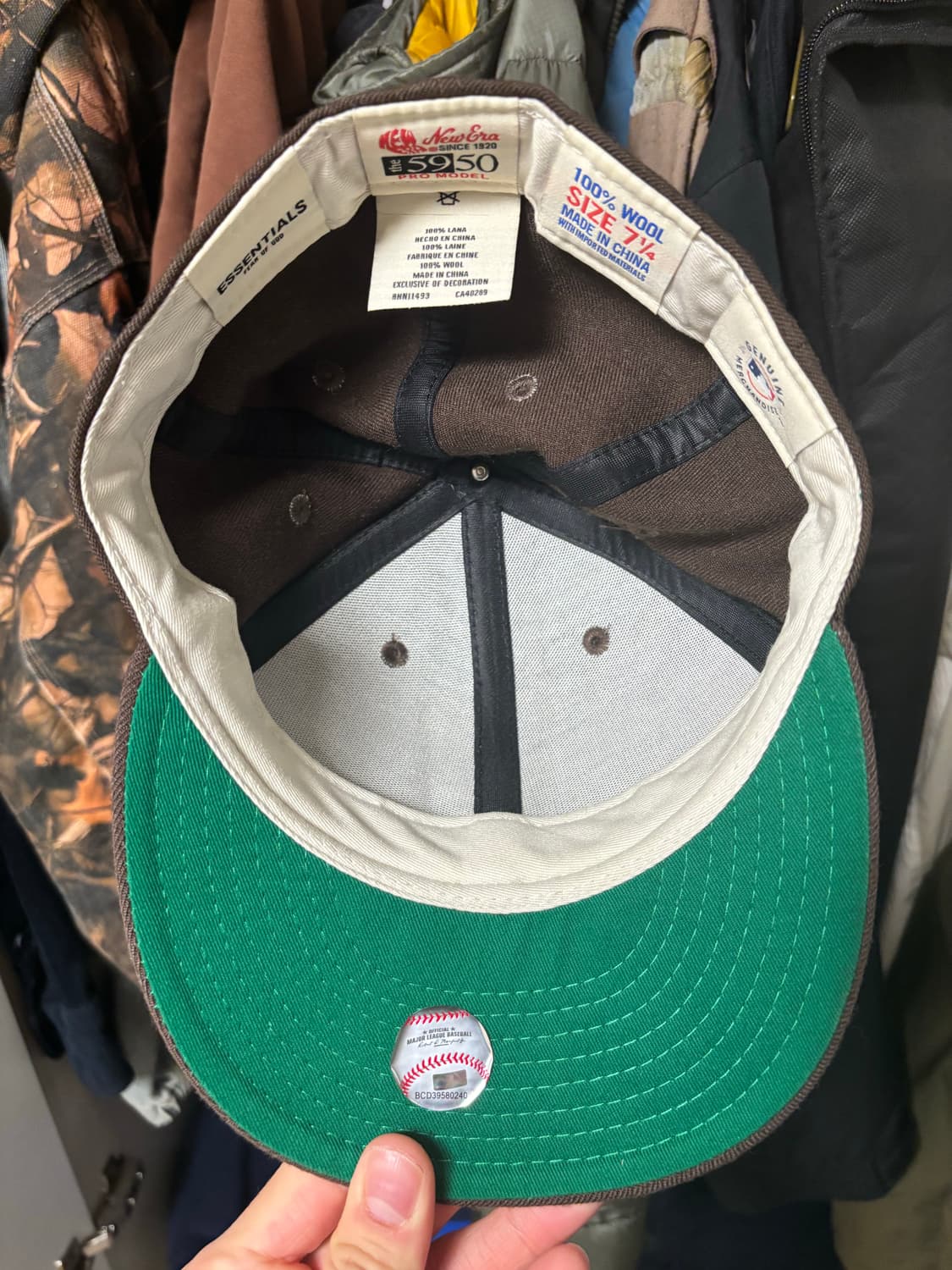 피어오브갓X뉴에라 모자 판매합니다 (57size) 상품이미지2