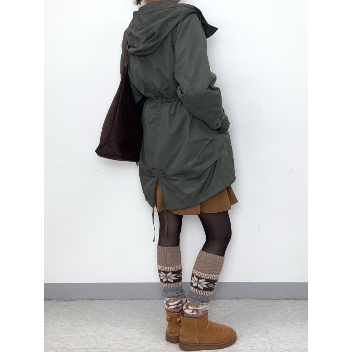 빈티지 하이넥 야상 자켓 상품이미지5