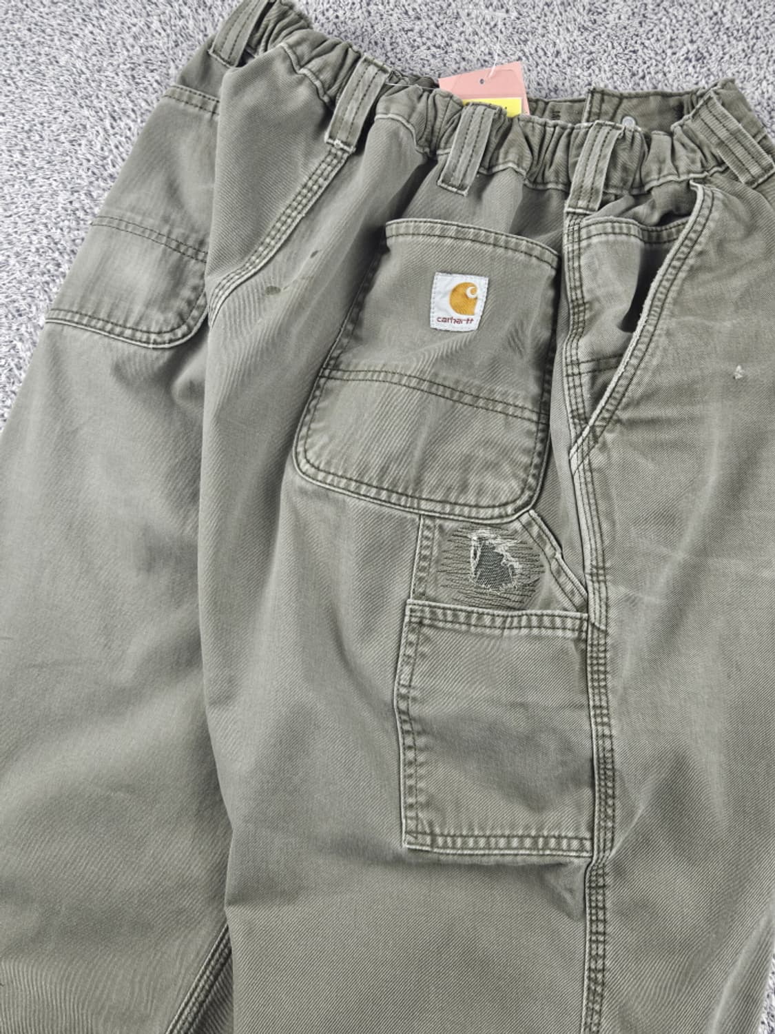 칼하트 밴딩 리페어 커스텀 카펜터 워크 팬츠 (40X34) / 10635 상품이미지8