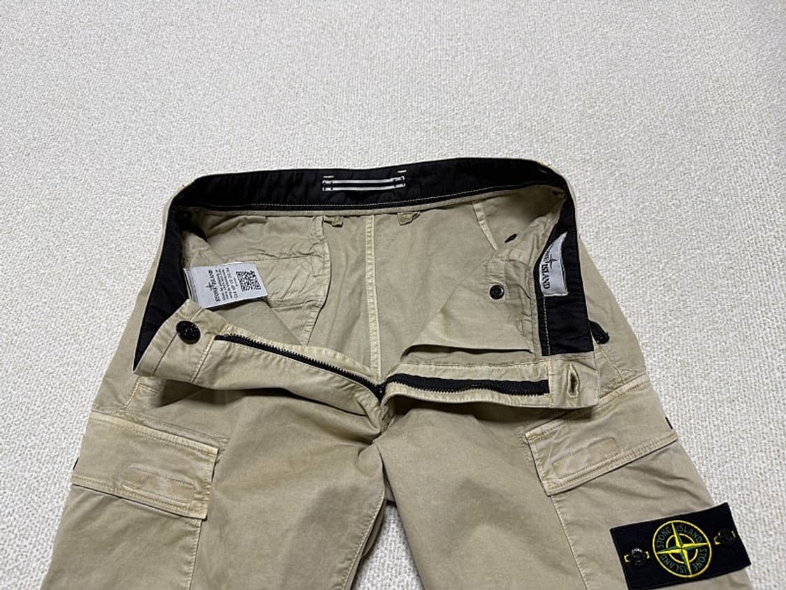 스톤 아일랜드 카고 바지 남성용 32인치 상품이미지3
