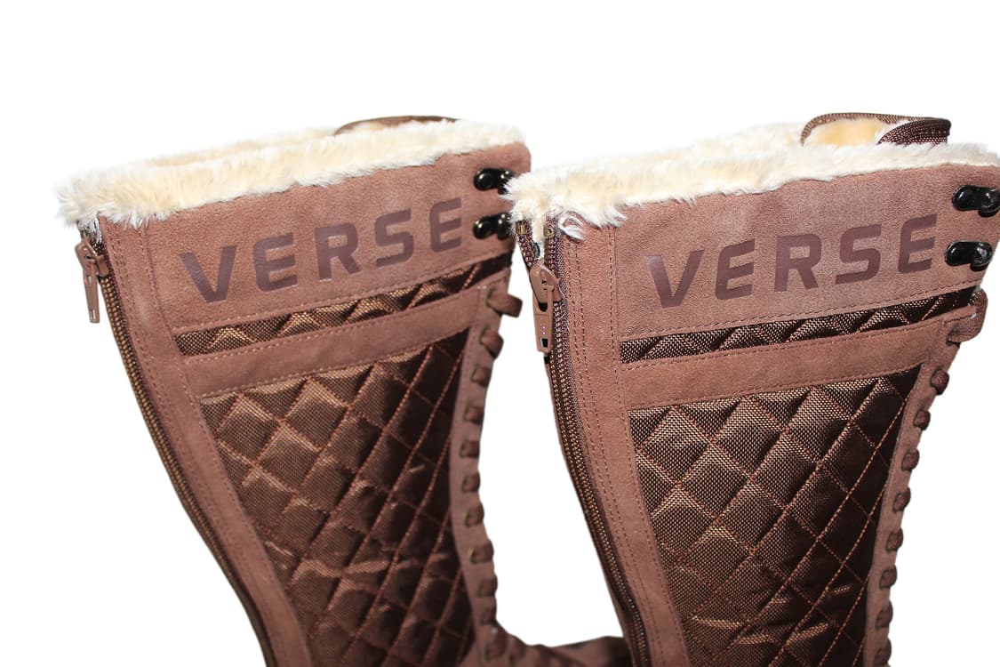 2000s Converse 컨버스 퍼 시어링 패널 롱 부츠 상품이미지5