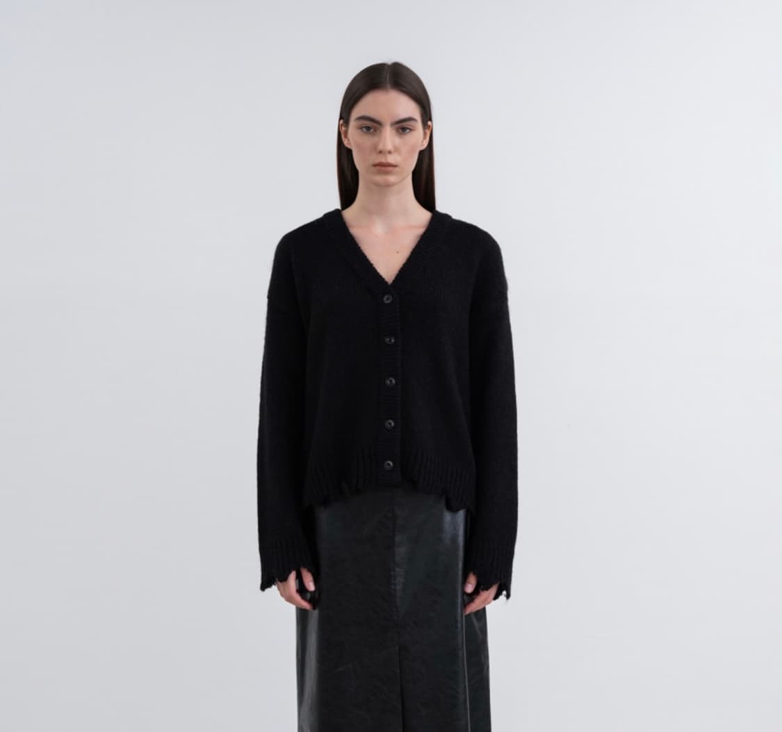 인사일런스우먼 데미지 가디건 상품이미지1