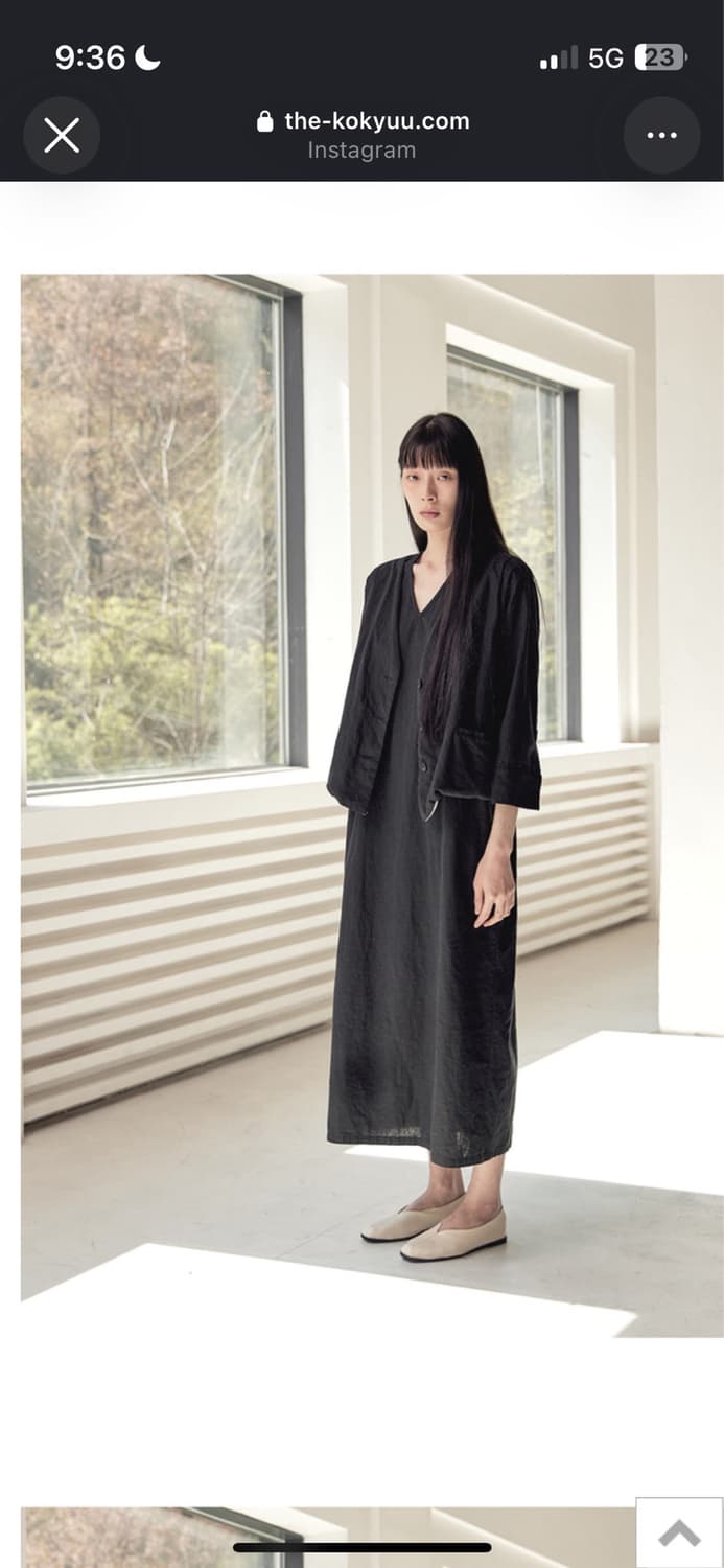코큐 kokyuu Long one Piece Layered Vest 상품이미지3