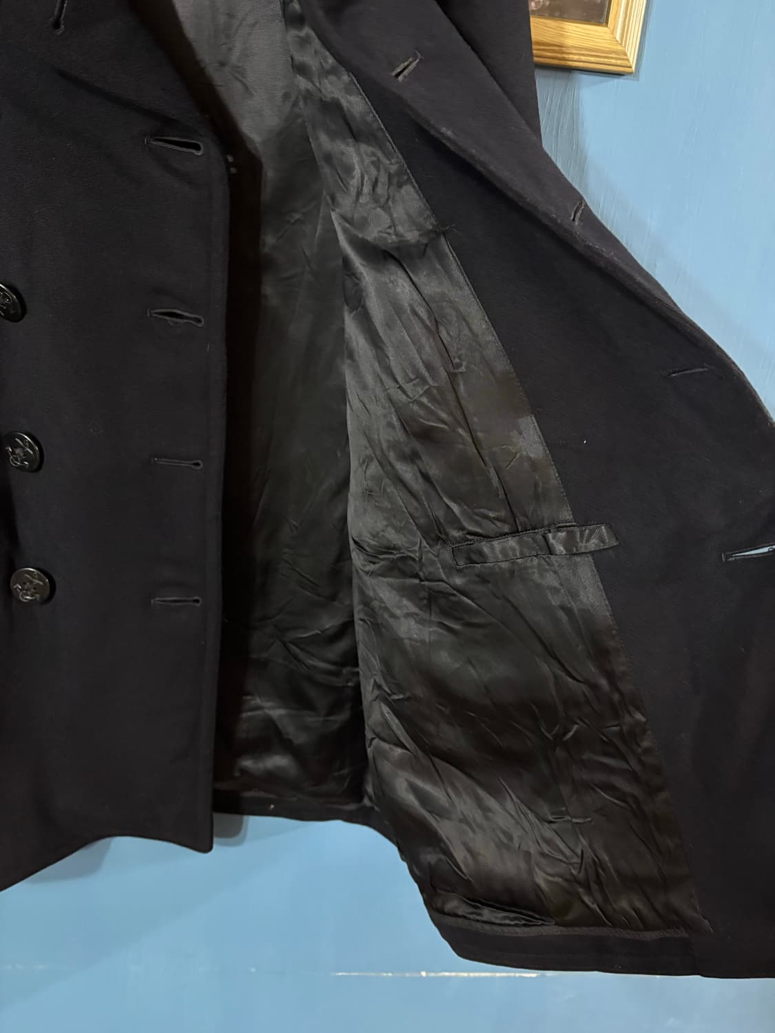 Rare!!! 40's USN 10 Button Pea coat. 상품이미지6