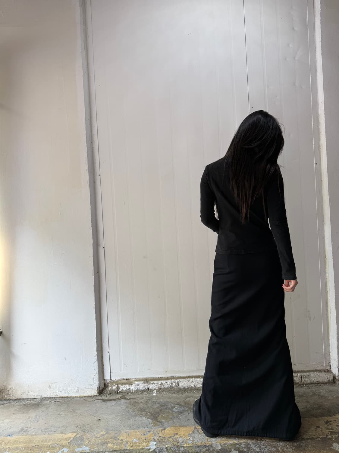 요지야마모토 Y’s 트임 디테일 맥시 롱 스커트 상품이미지5