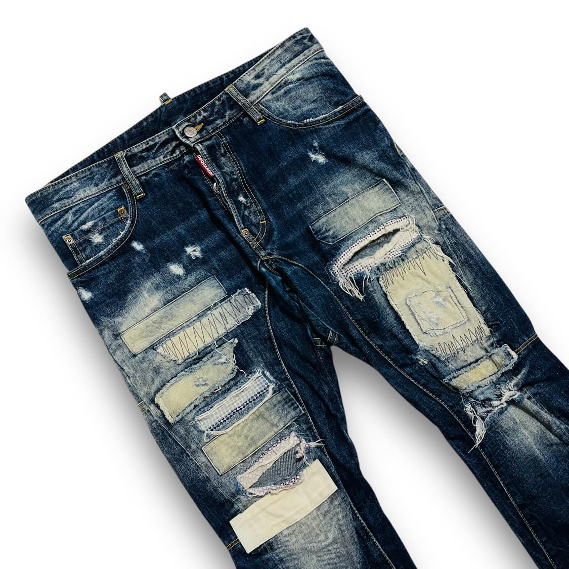 디스퀘어드2 Patchwork biker denim pants 상품이미지2