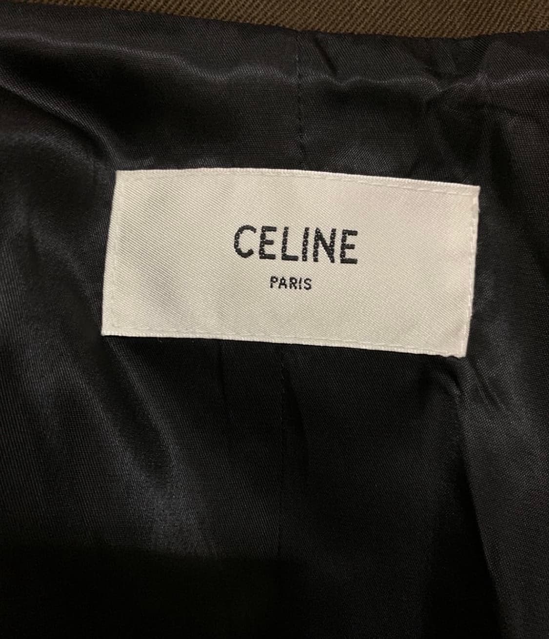 셀린느 19FW 개버딘 울 애비에이터 자켓 46사이즈 상품이미지6