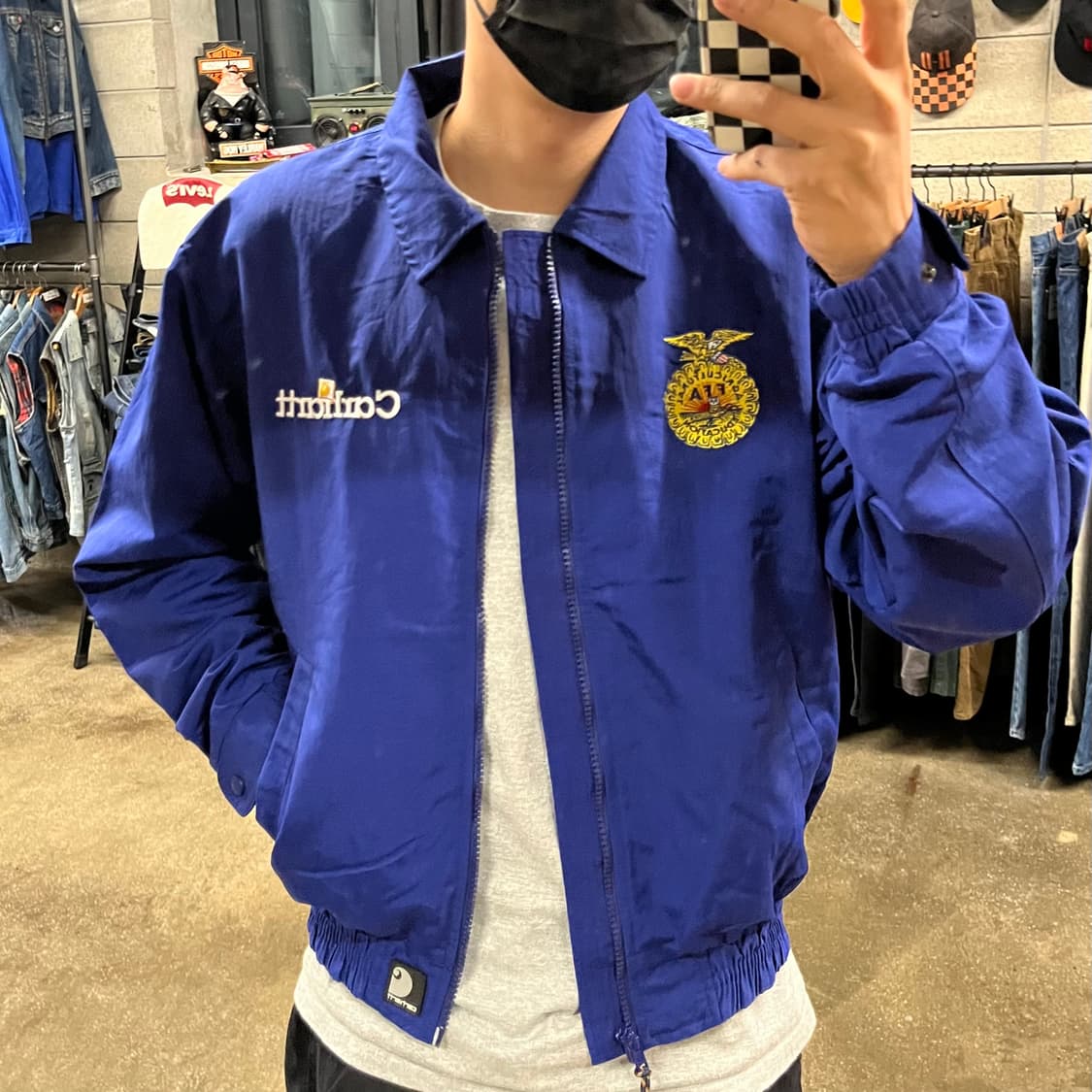 00s Carhartt FFA 블루종 자켓 (105) 상품이미지8