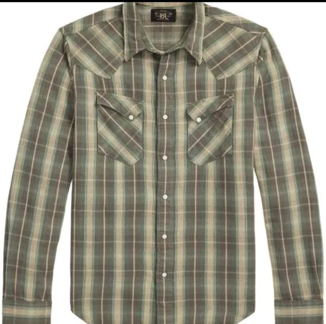 더블알엘 플래드 웨스턴 셔츠L 상품이미지1