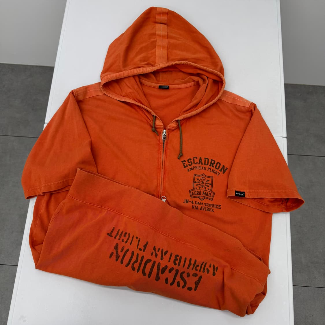 아비렉스 반팔 후드집업  상품이미지1