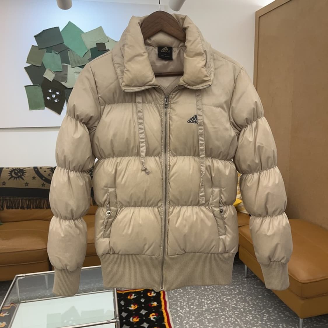 아디다스 빈티지 오리털 덕다운 푸퍼 숏 패딩 90 C06666 상품이미지2