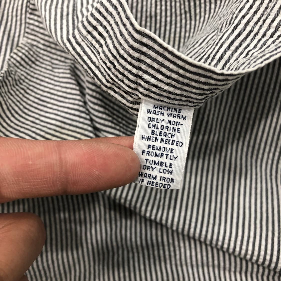 XXL 폴로 랄프로렌 시어서커 스트라이프 반팔 셔츠 상품이미지7