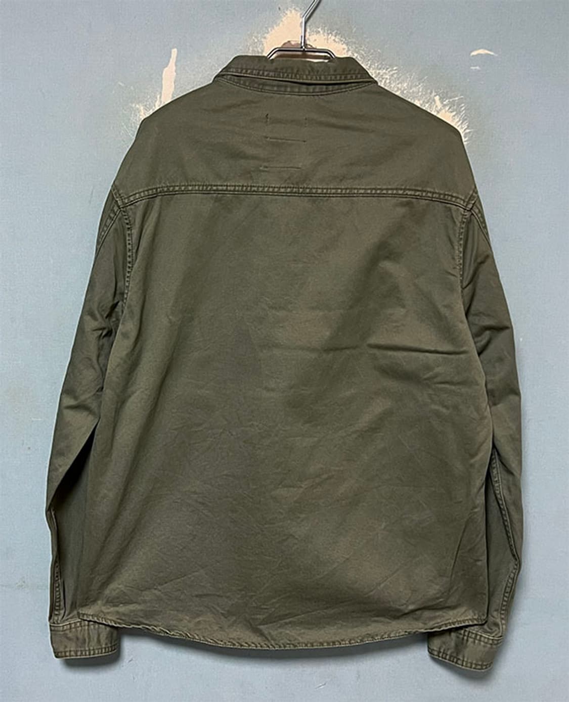 ZARA 자라 남자 코튼 아노락 셔츠식 춘추 카키 캐주얼 L 100 상품이미지2