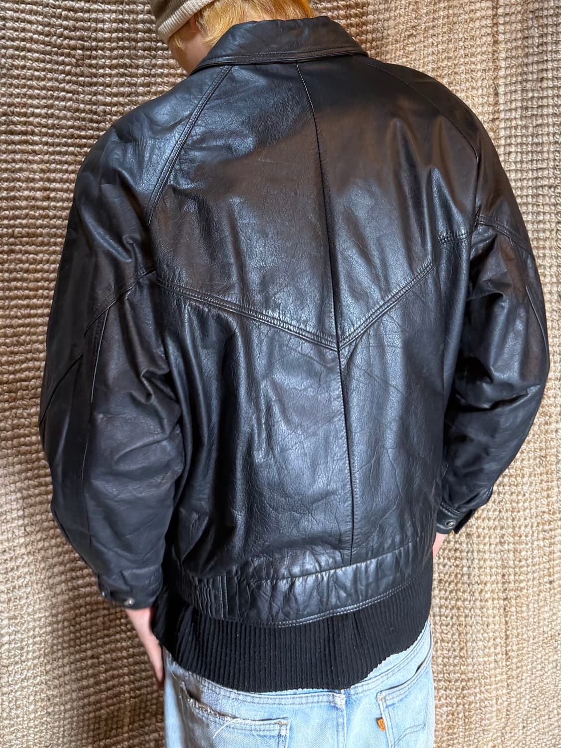 빈티지 양가죽 레더자켓 상품이미지4