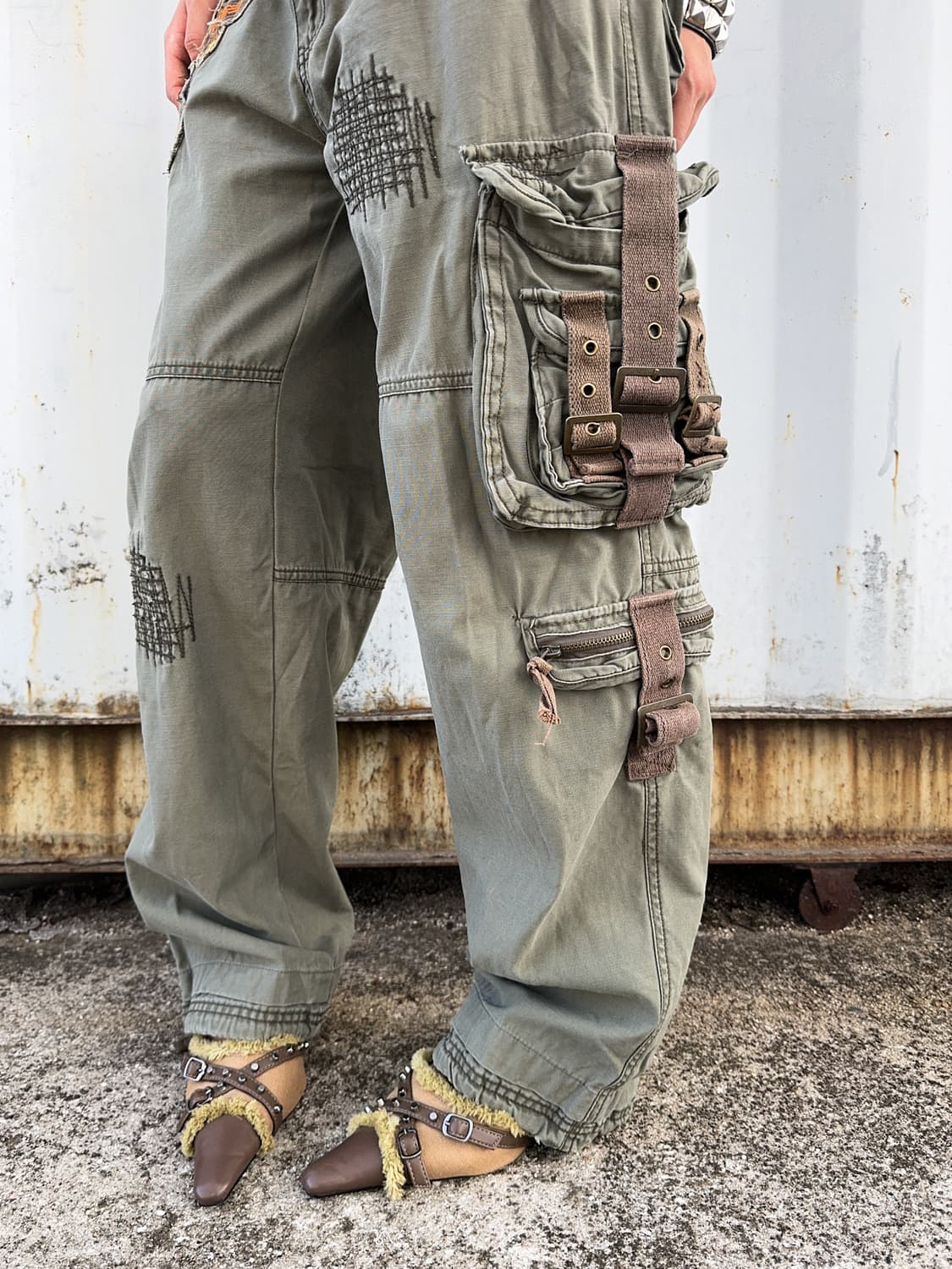 VTG military catgo pants 상품이미지4