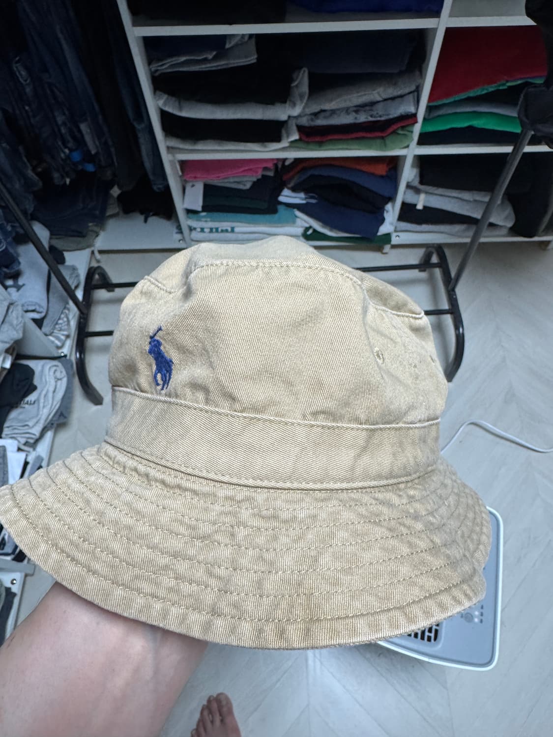 폴로 랄프로렌 베이지 L/XL 버킷햇 상품이미지2