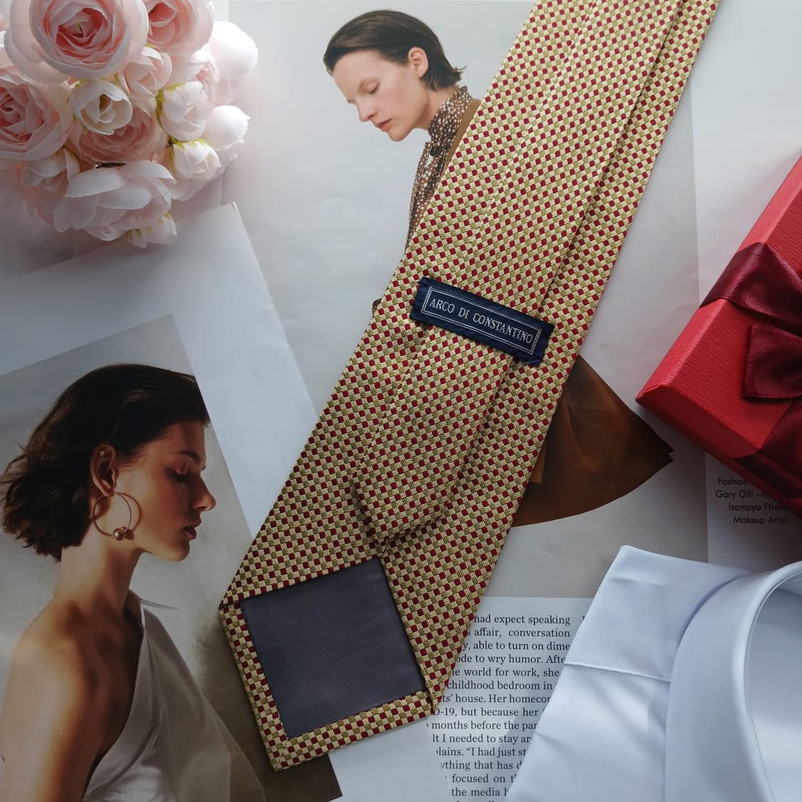 아르코 디 콘스탄티노 실크 체크 넥타이 9.2cm A등급 A18392

 상품이미지3