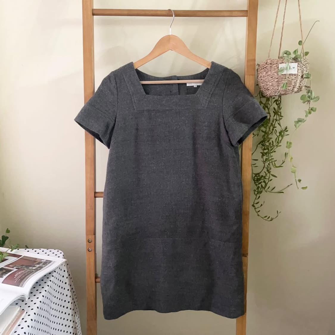 마루빈티지 earth music&ecology 어스뮤직 그레이 원피스 상품이미지1