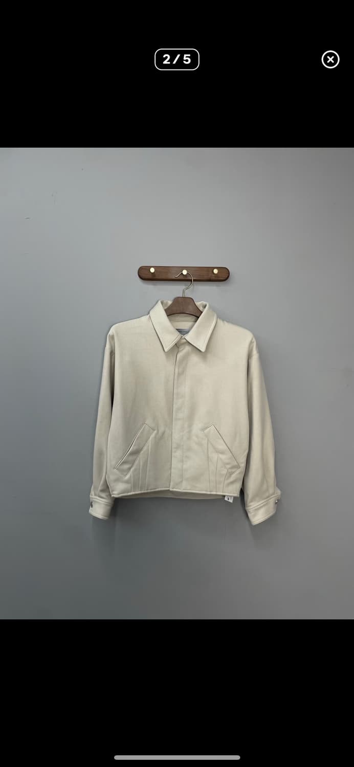 메종미네드 아이보리 블루종 자켓 A3388 상품이미지2