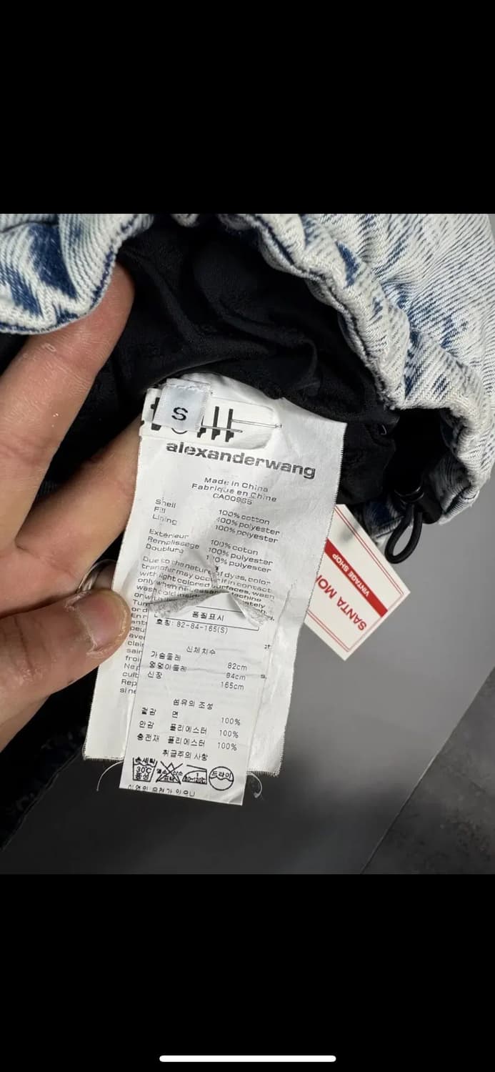 알렉산더왕 트롱프뢰유 데님 푸퍼 숏패딩 H2252 상품이미지8