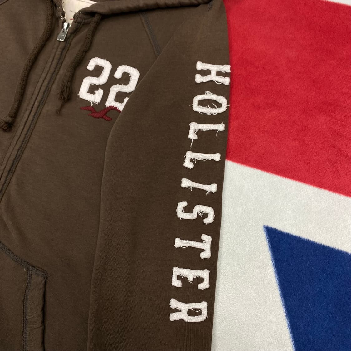 홀리스터 브라운 후드집업 여성M  상품이미지4