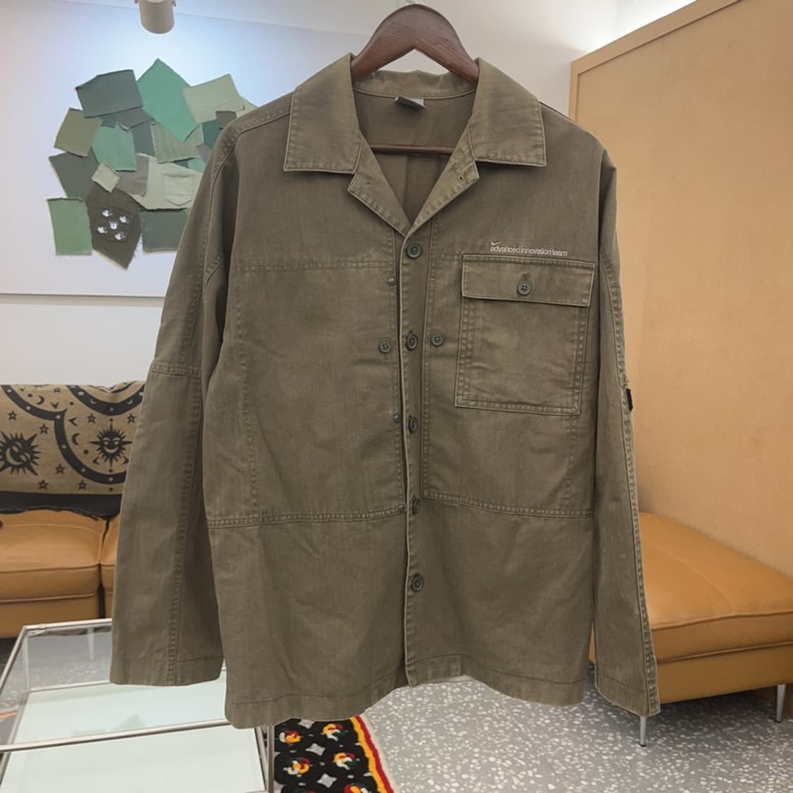 나이키 올드스쿨 빈티지 캐주얼 카라 워크 자켓 L C07941 상품이미지3