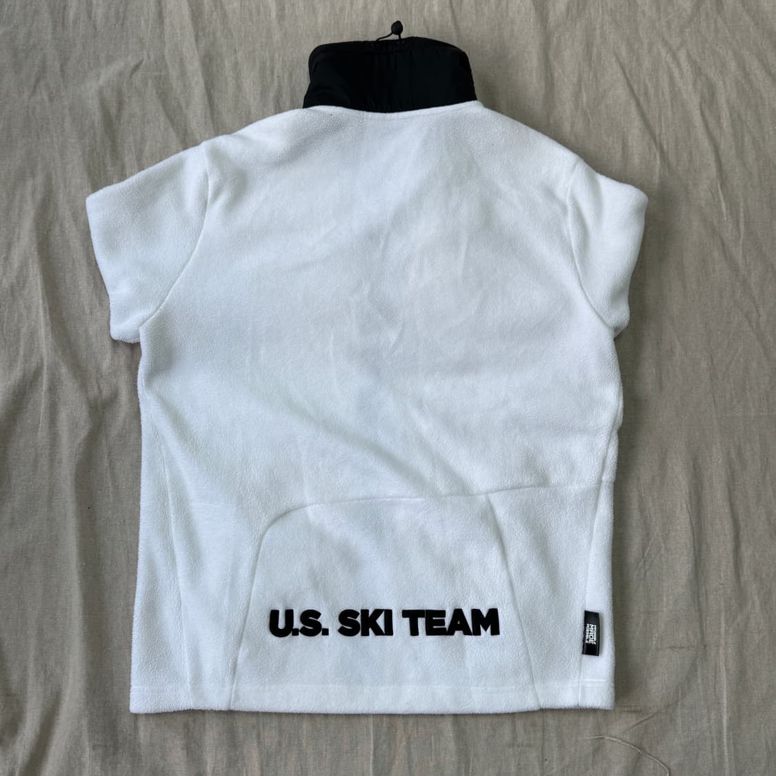 스파이더 us팀 화이트 후리스 집업 자켓 M 상품이미지4