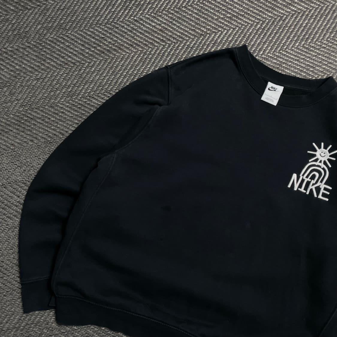 나이키 빅로고 스웻 맨투맨 블랙o 5112 상품이미지3