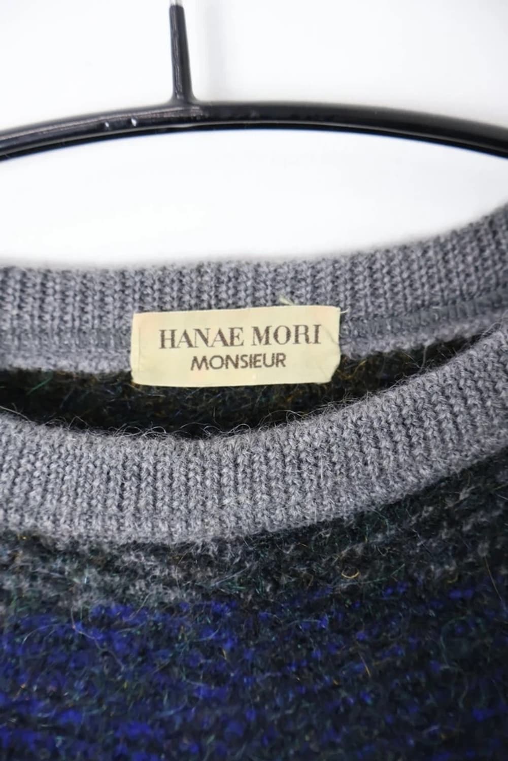 Hanae Mori Monsieur 90s Wool Knit 상품이미지3