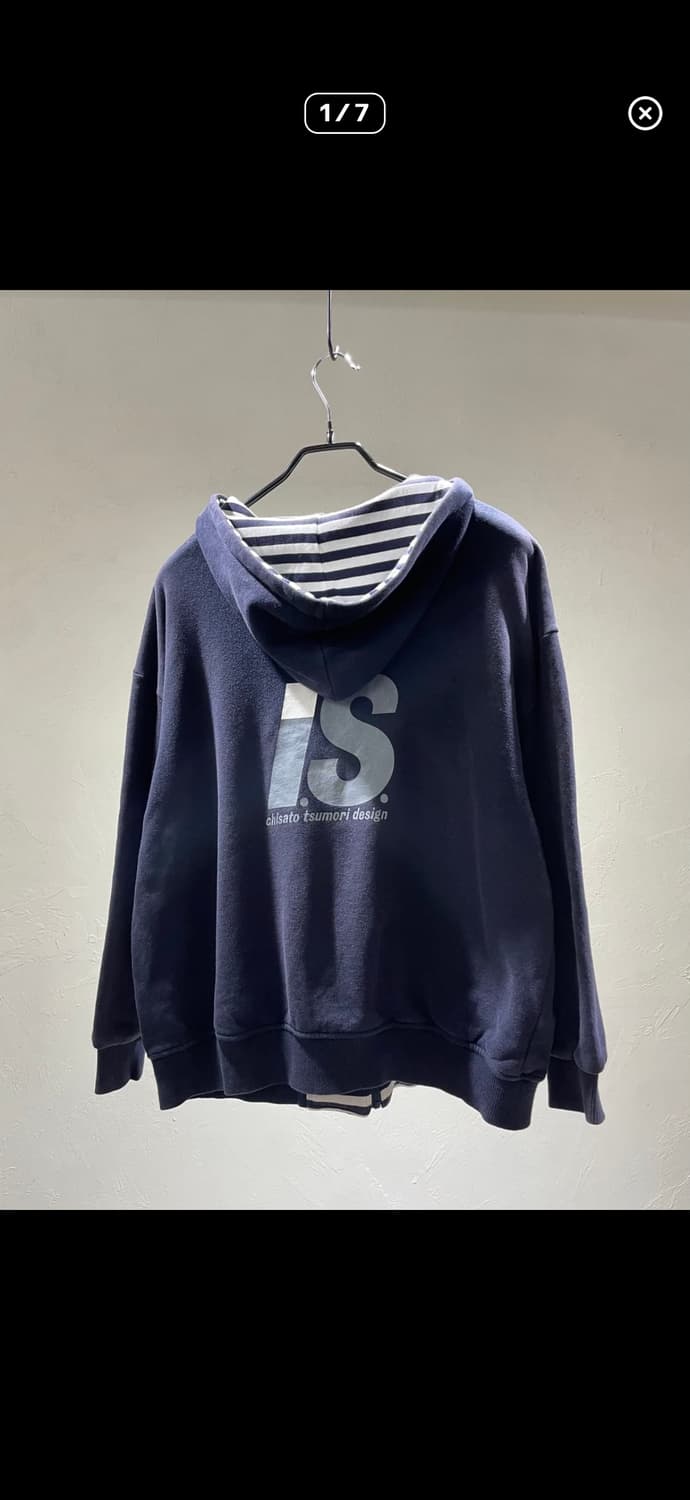 (구해요) 이세이미야케 스포츠 리버시블 후드집업 상품이미지1