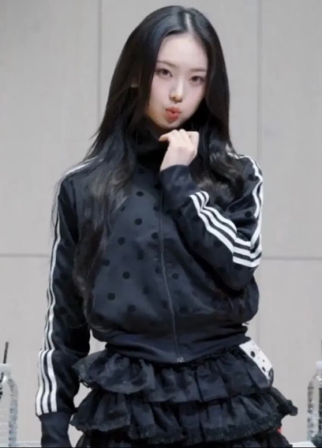 아디다스 폴카 닷 아디다스 트랙탑 블랙 M 땡땡이 도트 상품이미지1