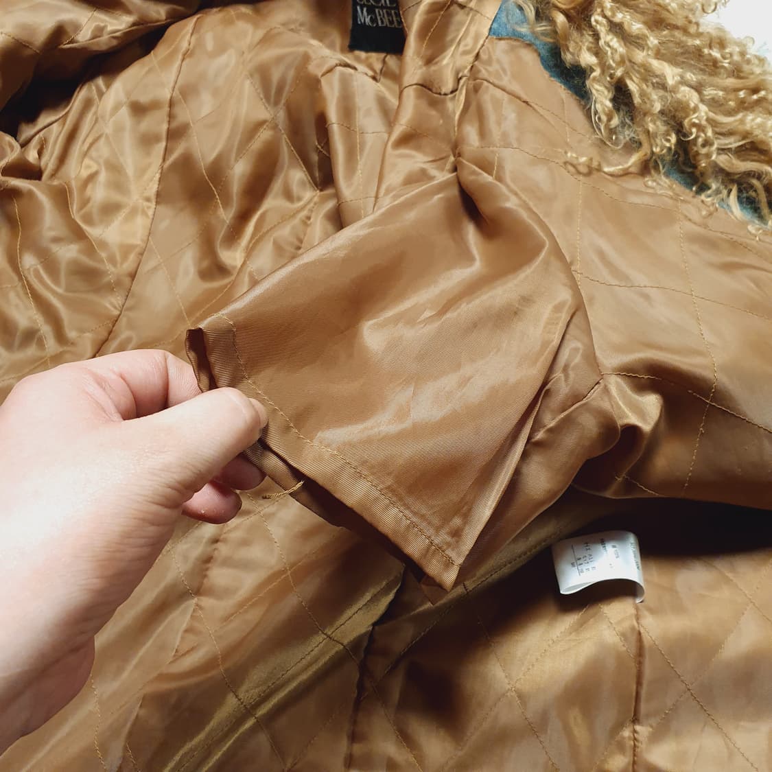 세실맥비 빈티지 리얼 티벳 램퍼 스터드데님 코트 오네갸루 라떼갸루 y2k 상품이미지9