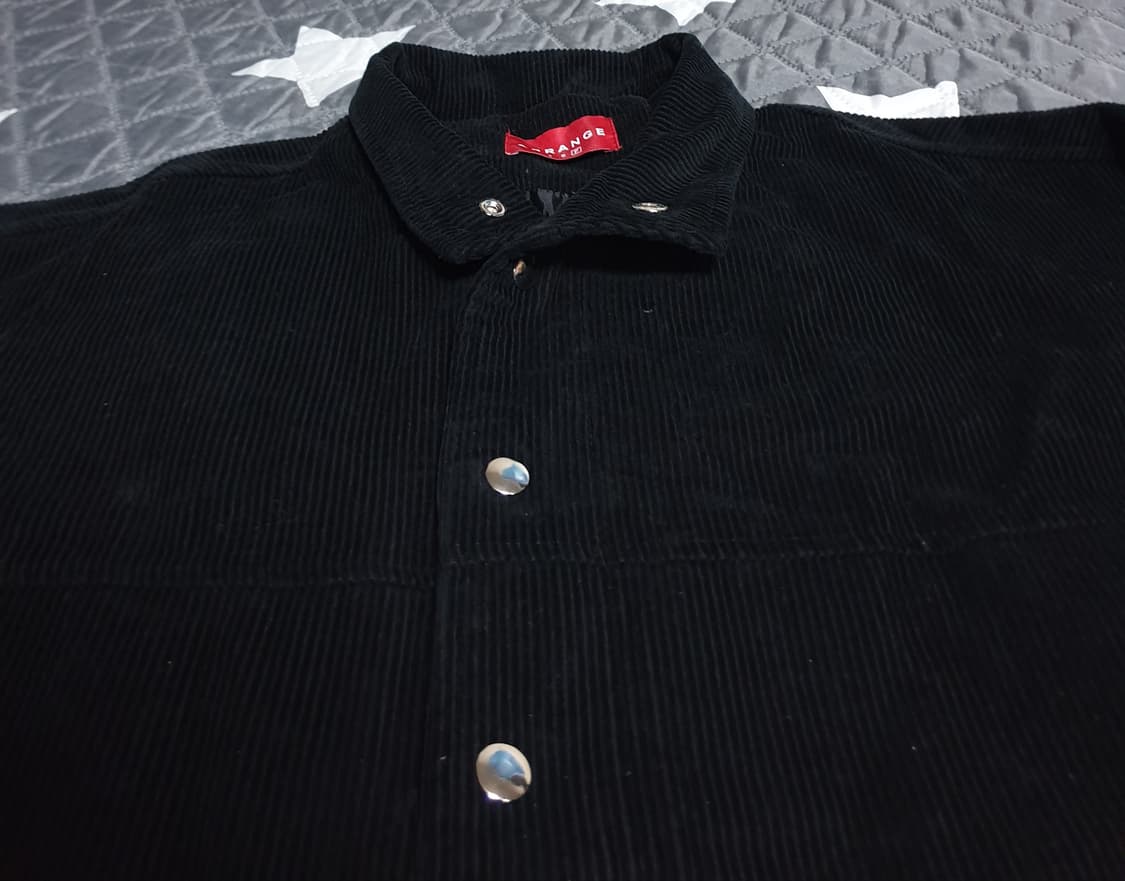 ARRANGE 오버사이즈 코듀로이 자켓 블랙 (F) 상품이미지2