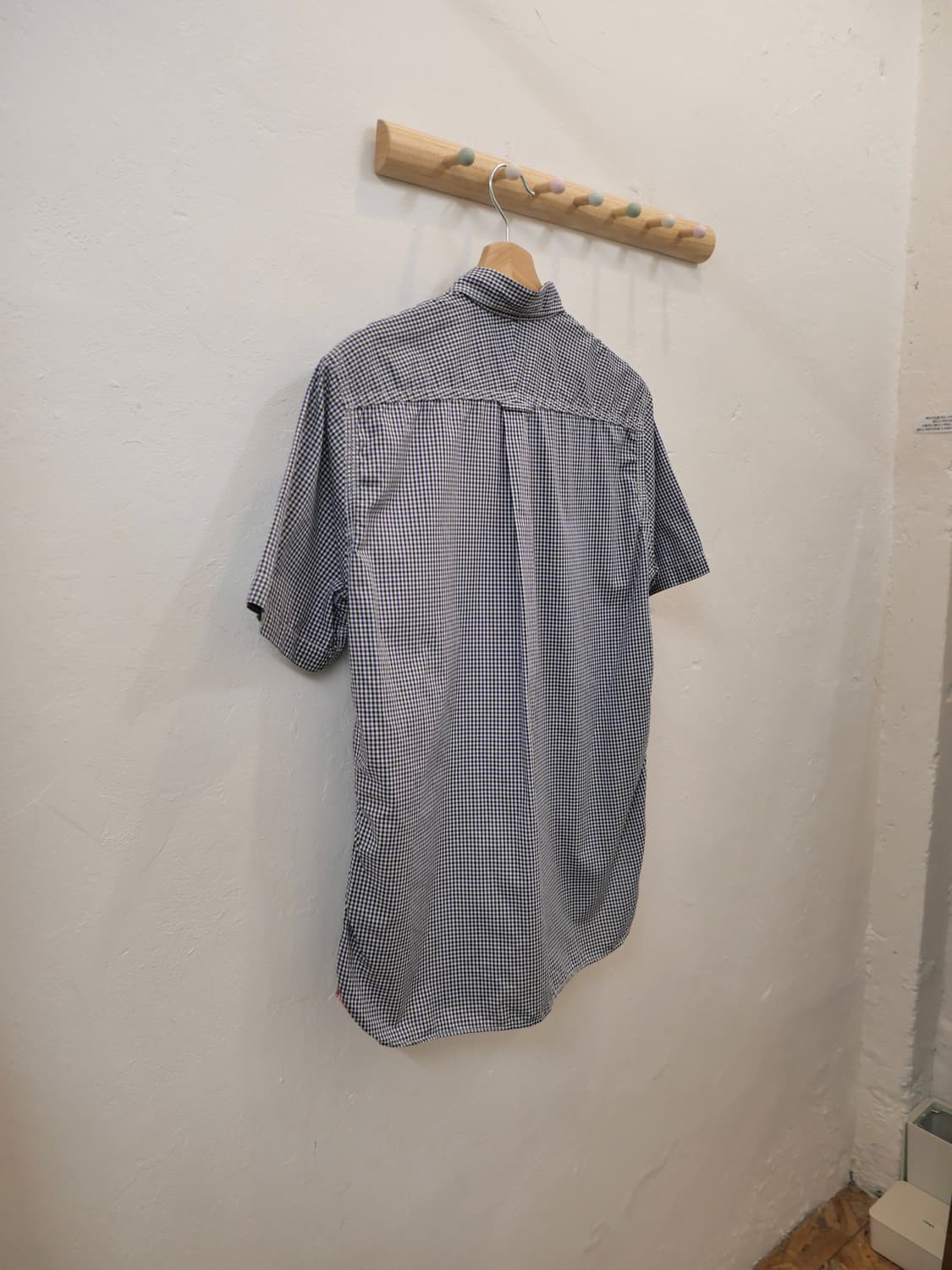 꼼데가르송 옴므 체크 반팔 셔츠 상품이미지4