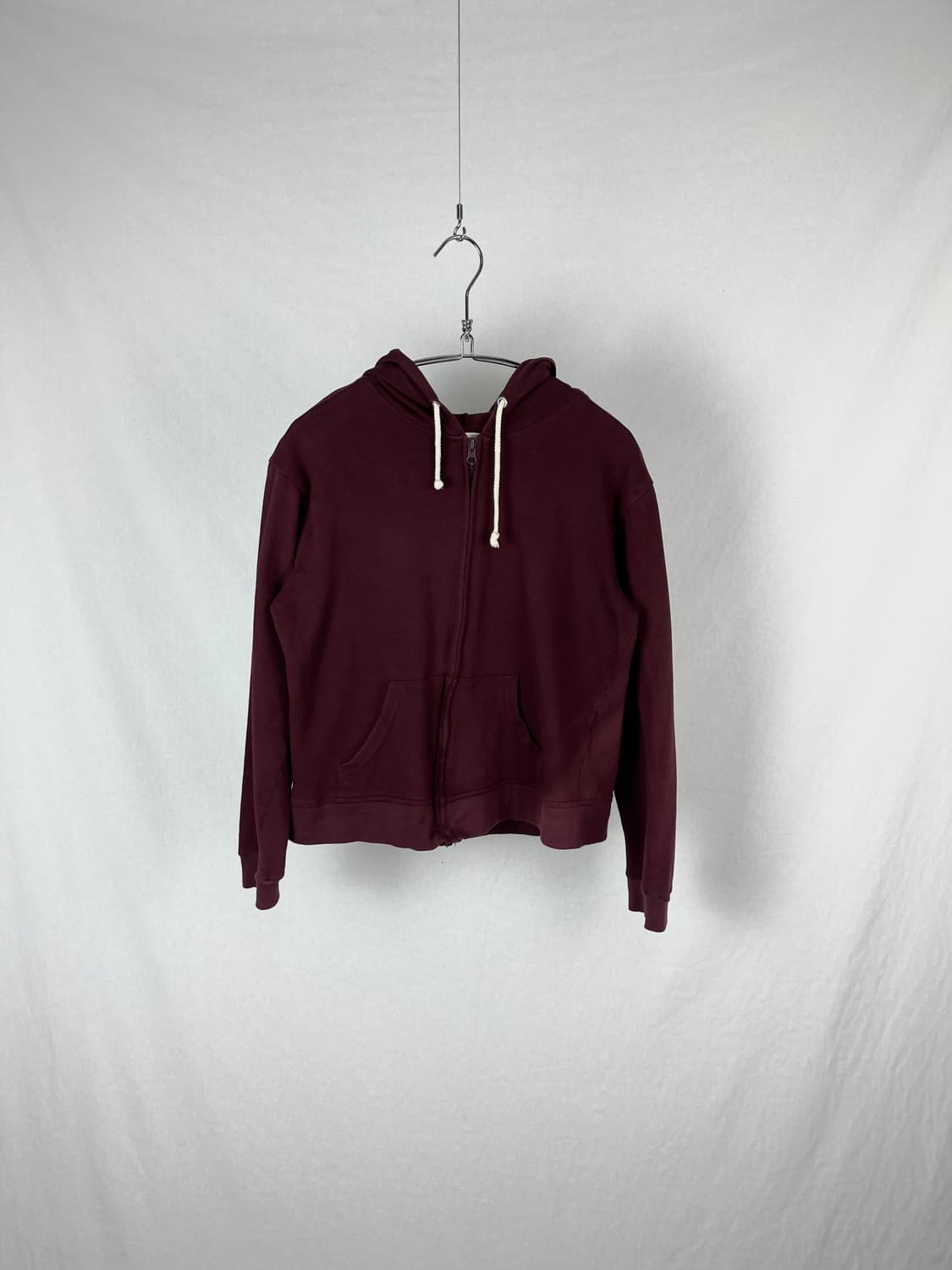 Vintage 버건디 후드집업  상품이미지1