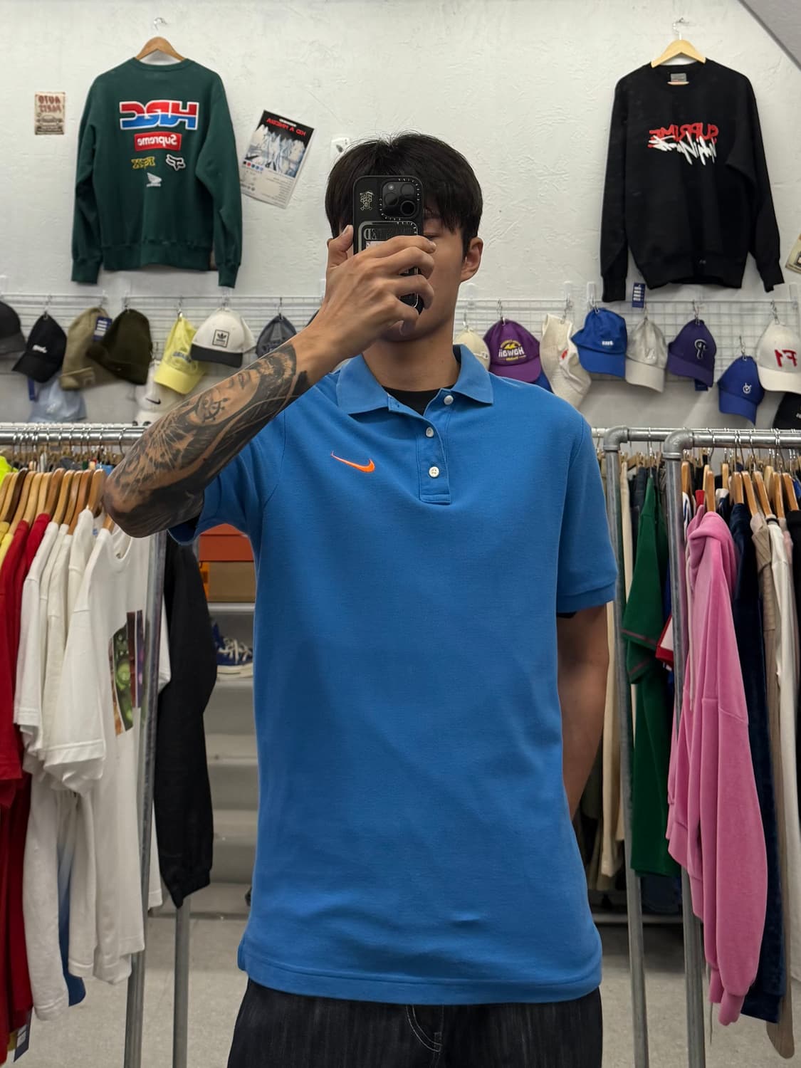 나이키 스우시 매치업 폴로 카라티 L 상품이미지1