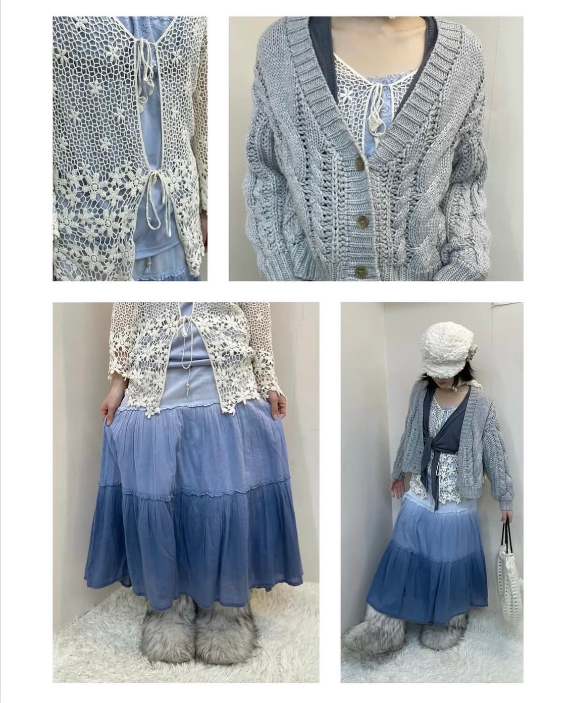 Baby blue mori set 상품이미지4
